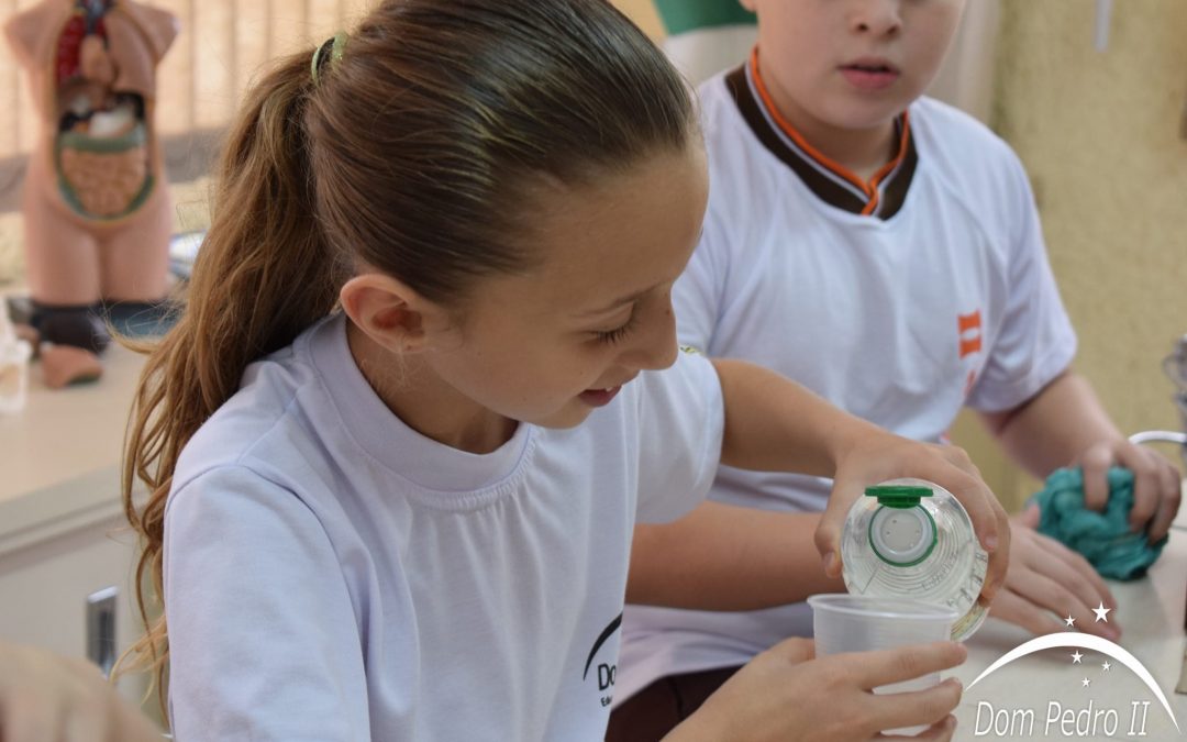 Experiências no laboratório